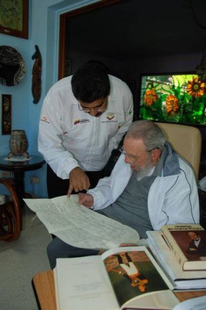 Николас Мадуро встретился с Фиделем Кастро